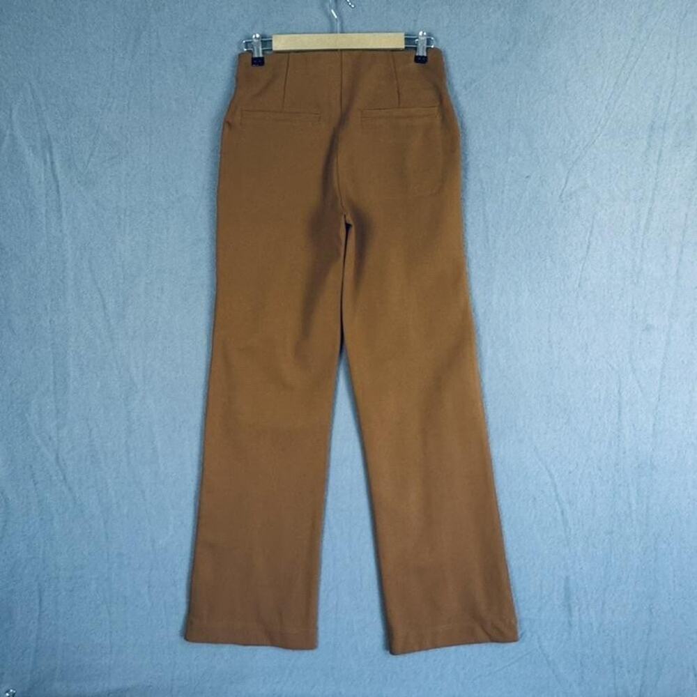 Betabrand Pants Womens Medium Brown Sailor High Rise Dress Yoga Trousers Flared - Picture 2 of 10